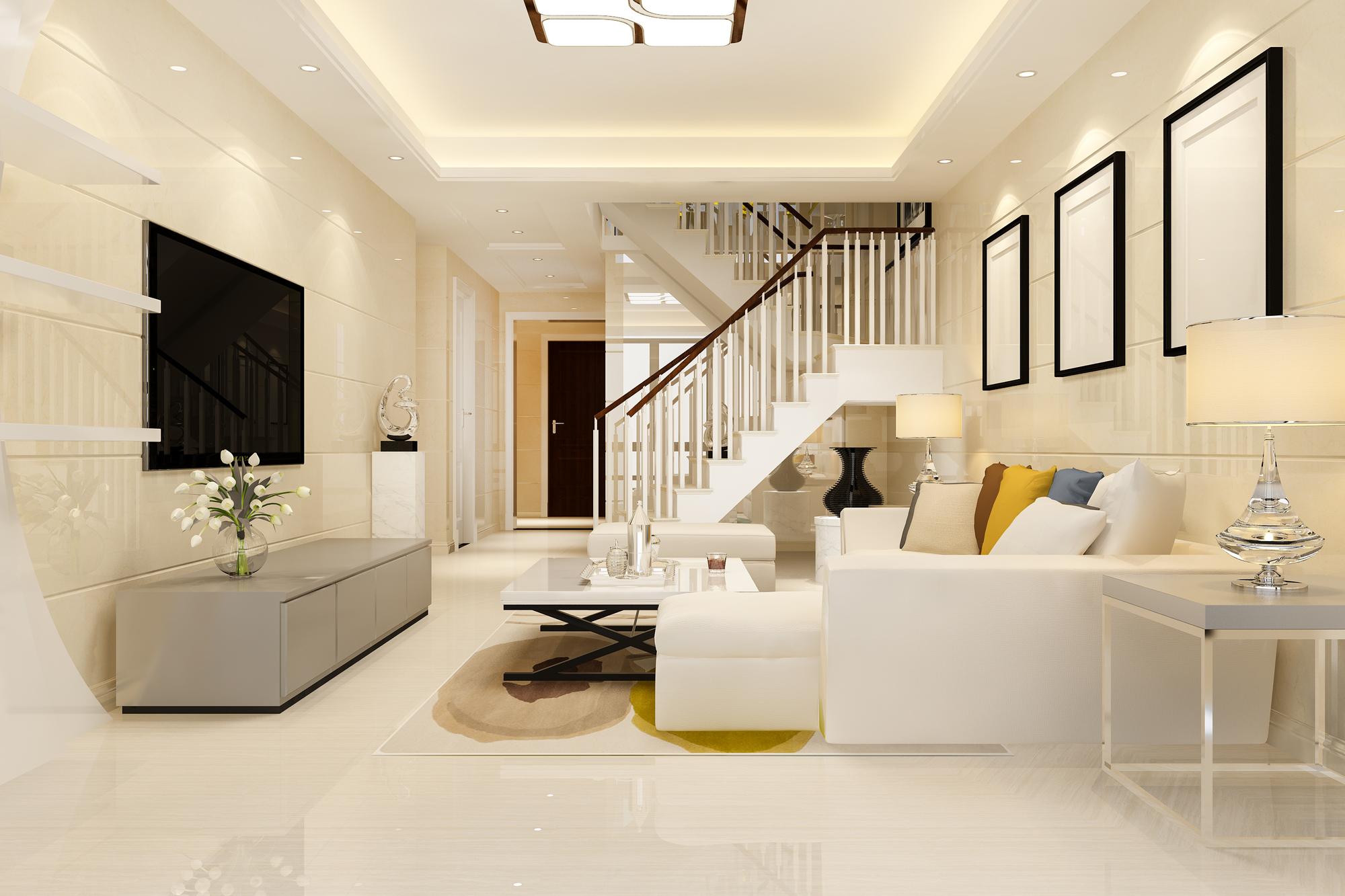 salon-de-bois-blanc-rendu-3d-pres-de-la-chambre-en-haut